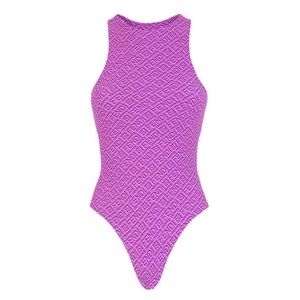 FENDI X SKIMS Printed Mock Neck Bodysuit